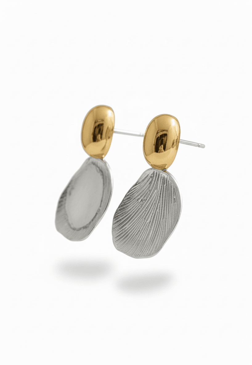 cercei imitație scoici