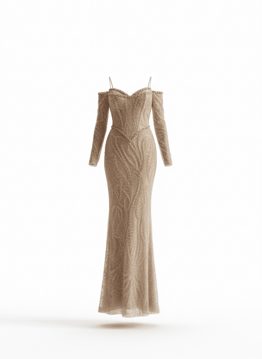 Rochie Bej Pearl