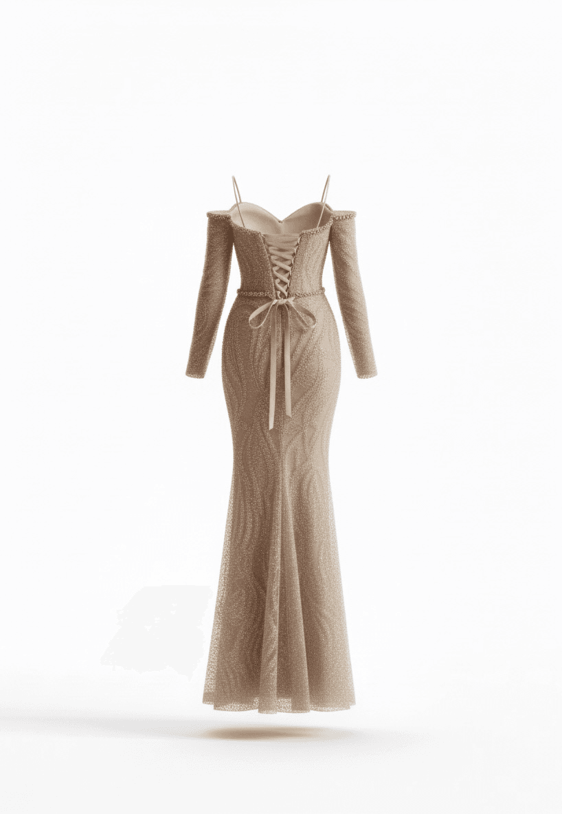 Rochie Bej Perle